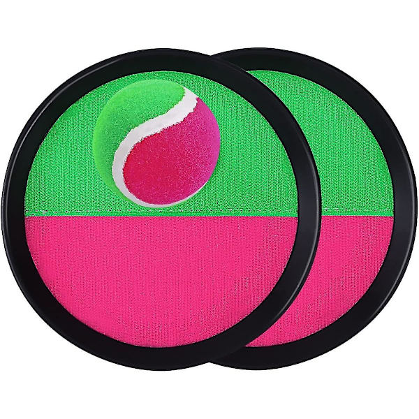Klisterbollspel - 2 Slagträ + 1 Boll, Roligt Utomhusspel för Barn