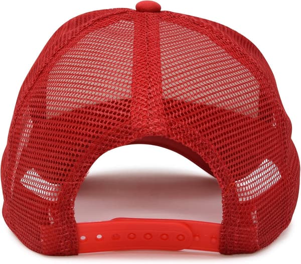 Tofarget Trucker-caps Sommer Mesh-caps med justerbar snapback C