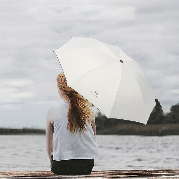 Paraply Vindtæt rejseparaply Kompakt sammenfoldelig omvendt paraply