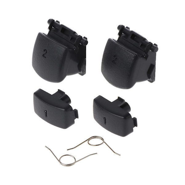 Svarta L1 R1 L2 R2 avtryckarknappar fjädrar reservdelar för Play-station 3