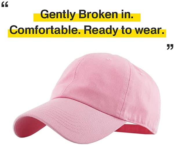 Original Klassisk Lavprofil Bomull Cane Menn Kvinner Baseball C Pink