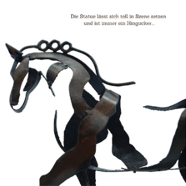 Heste Skulptur Metal Led Dyre Skulptur Hjem Restaurant Dekoration Housewarming gave
