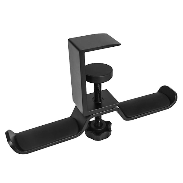 Aluminiumlegering Hörlurar Hållare Headset Vridbar Dubbel Hörlurar Stativ Mount