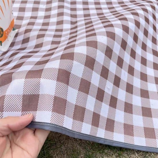 Udendørs picnictæppe - picnictæppe 150 x 200 cm - Vandtæt og foldbart - Til strandcamping vandreture park terrasse