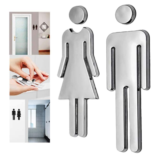 WC-kyltit, Itseliimautuvat, WC-kyltit Naiset ja Miehet