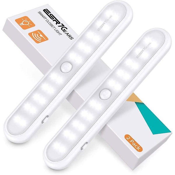 Skaplampe, Skaplys 20-LED, Batteridrevet, 3 Moduser Og At