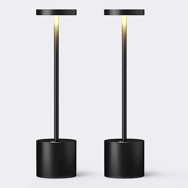 Sladdlös Uppladdningsbar Batteridriven Matbordslampa 6000 Mah Led Skrivbordslampor 13,5 Tum 3-nivå Ljusfärg Justerbar Dimbar Ljusstyrka För