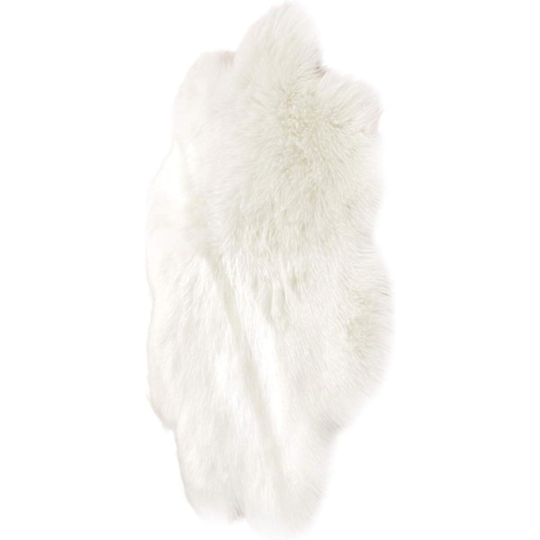 Fluffig Matta, Blommaformad Pälsmatta, Shaggy Plyschmatta För Hemmet Sovrum, Vit (45 X 45 Cm)