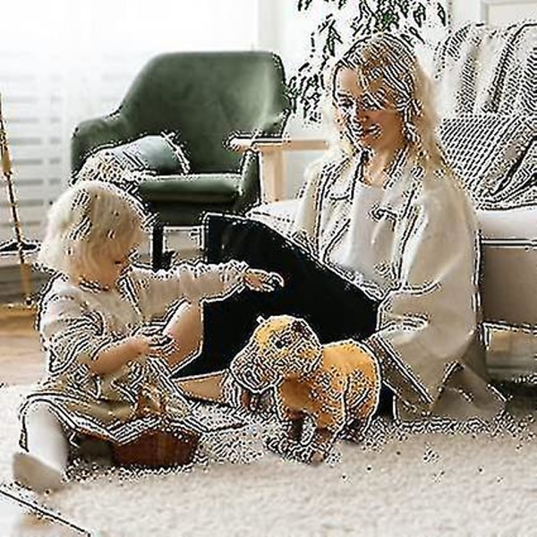Capybara P Legetøj Capybara Fyldt Legetøj Blødt Sødt Nt Legetøj Som Dyr Krybende Capybara