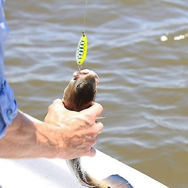 20 st Trout Spoon Bete Set Blandade Färger Konstgjord Metallbete Sötvattensjö Fiskeutrustning