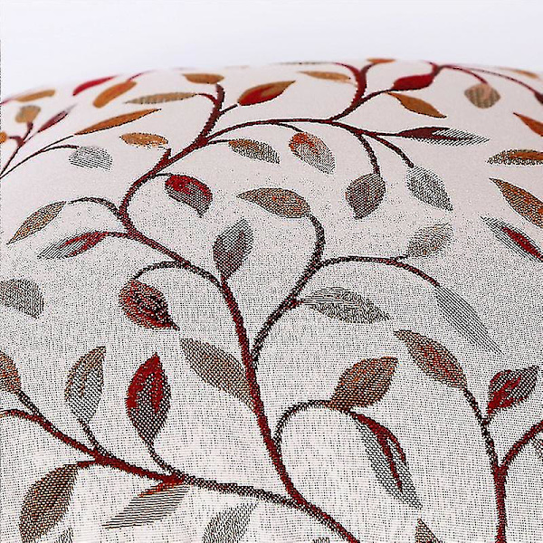 2pack broderade prydnadskuddfodral Jacquard bladmönster rektangel mjukkuddfodral kuddfodral (30x50 cm)