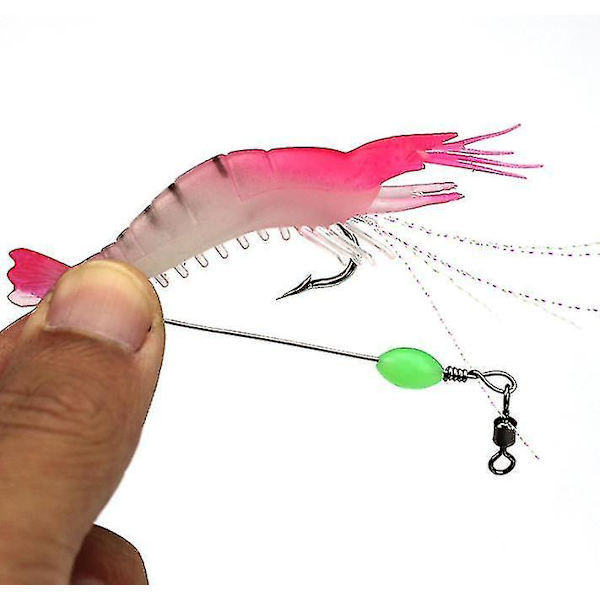 5 kpl 9 cm 6 g Katkarapujen Valaiseva LED-Syötti Koukku S Kalmari Jigging Syötti Bic Syötti