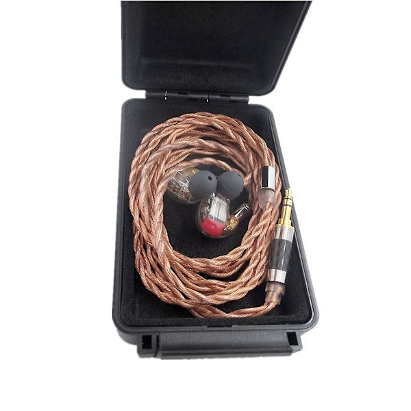 Stötsäker flexibel skalfodral förvaringsfodral för öronsnäckor 128,3 x 72,9 x 36,3 mm