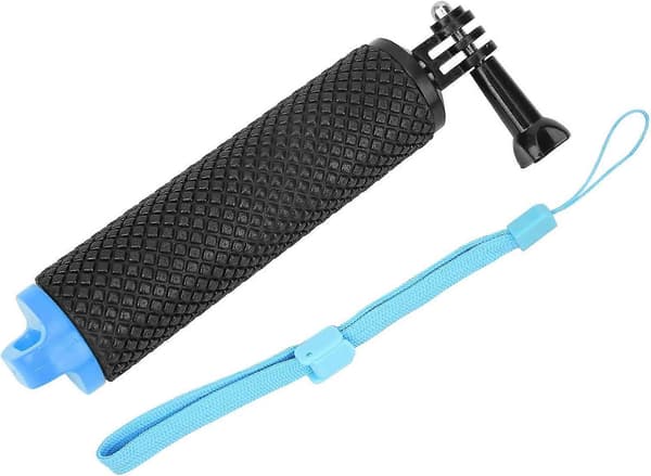 Vandtæt flydende håndgreb Monopod Selfie Stick til OSMO Action 9, bærbart dykkertilbehør, blå