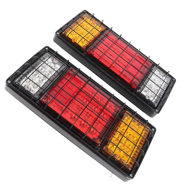 2 stk 12V LED baklys Brems Revers 40 LED indikatorlys for tilhenger lastebil båt