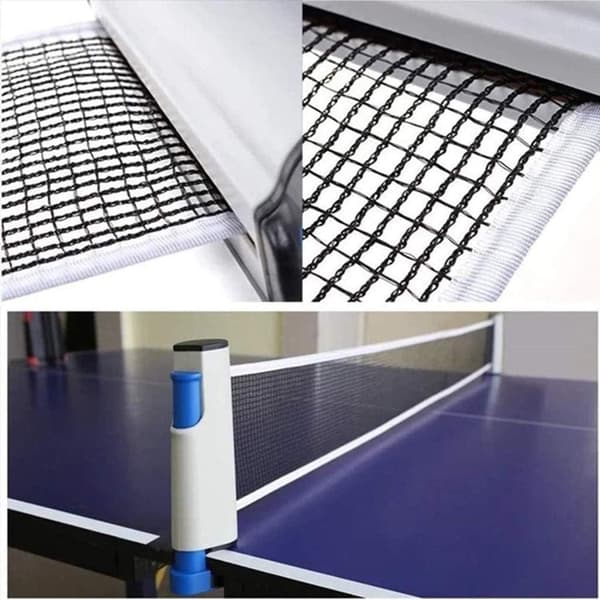 Justerbart uttrekkbart bordtennisnett Blue Grey