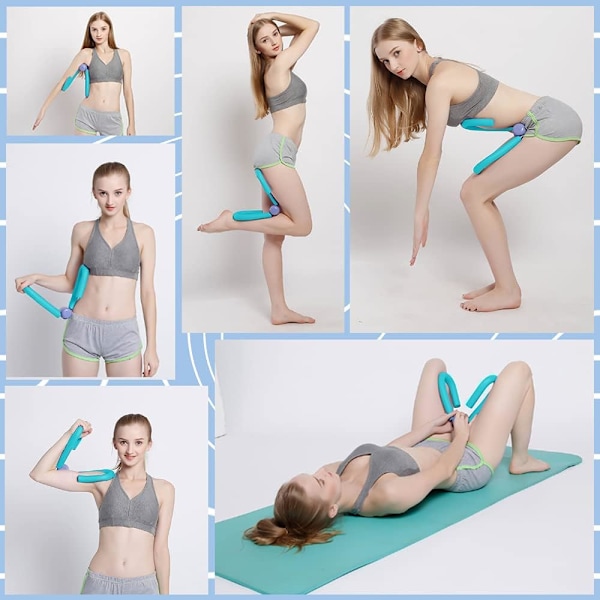 Lårtrainer för Inre Lår, Lårträningsutrustning för Hemmagym Yoga Sport Viktminskning 1 st blue 1