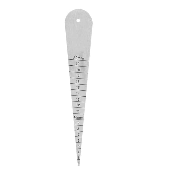 Gapmåler i rustfritt stål 1/16-3/4 Flensmåler Indre diameter måler 2-20mm