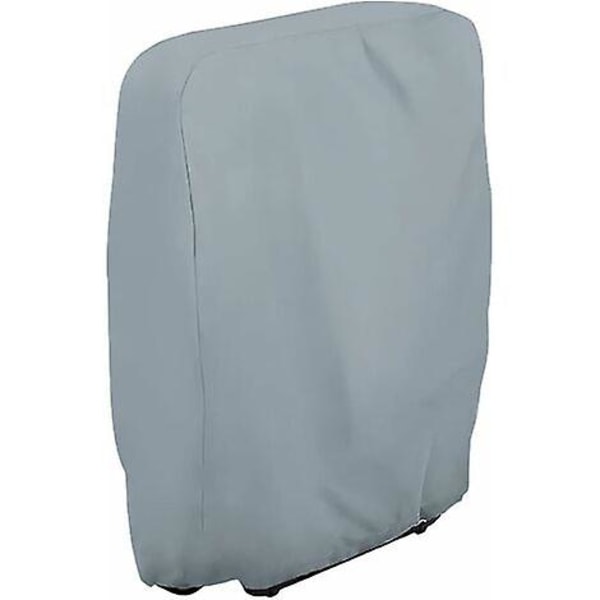 Sammenleggbar stolbeskytter Hagestoltrekk Hagestol Uv-beskyttende vindtett solstol Sammenleggbar solstol, 71*110 cm (grå)