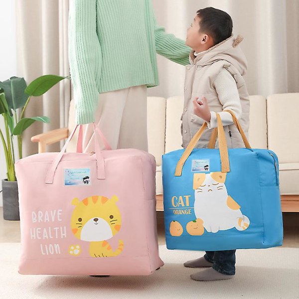Børnedyneopbevaringstaske Børnehavetøjsarrangør Rejse Cartoon Tote Bag