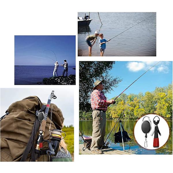 Fish Quick Knot Tying Tool 4 i 1 Flugfiskelina Klippverktyg Flugfiskelina Utrustning Snabb Knop Bindningsverktyg och Retraktorer Combo för Flugfiskelina Verktygssats