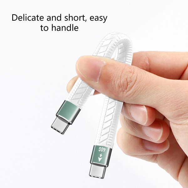 USB-C-kabel 100W Typ-C 4K-skärm Display Port 3.1 Gen 2 USB-C PD Laddningskabel
