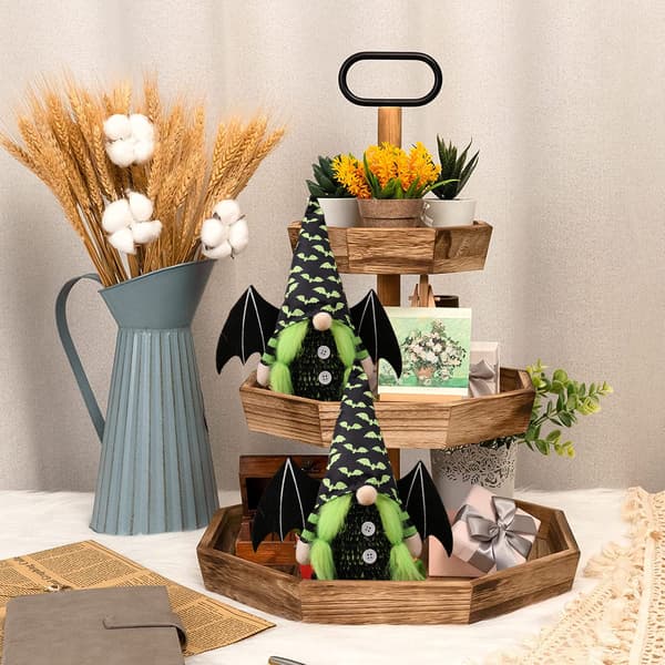 Halloween Ny Grön Fladdermus Tomteprydnad Ansiktslös Do A