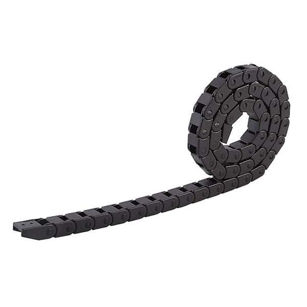1000 Mm/40 Tommer Sort Trådholder Nylon Kabeltræk Kæde Til Printer Træk Kæde/3d Printer 10*10 Indvendig Diameter Uåbnelig Sort 1 Pakke