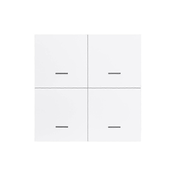 Tuya ZigBee Smart Scene Switch 4 Gang Smart Switch 12 Scene Switch Trykknappkontroller Støtter Home Assistant
