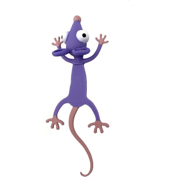 Ihastuttavat kirjanmerkit, KOSTOO Hauskat 3D-sarjakuvakirjanmerkit Eläimet Lukemisen kirjanmerkit Opiskelijoille Toimistotarvikkeet Luova lahja Ihanteellinen pojille ja tytöille (Ra Rat