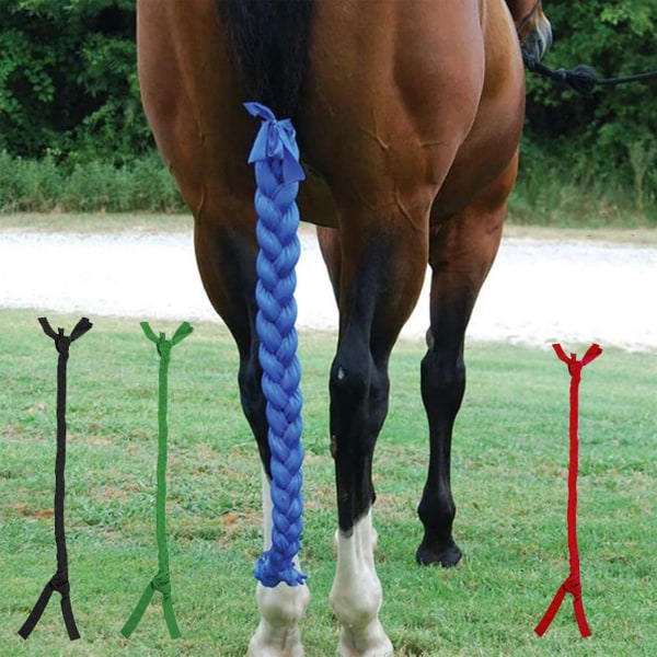 Flett i halepose Flettet halebeskytter Stoppe hester fra skadelige haler