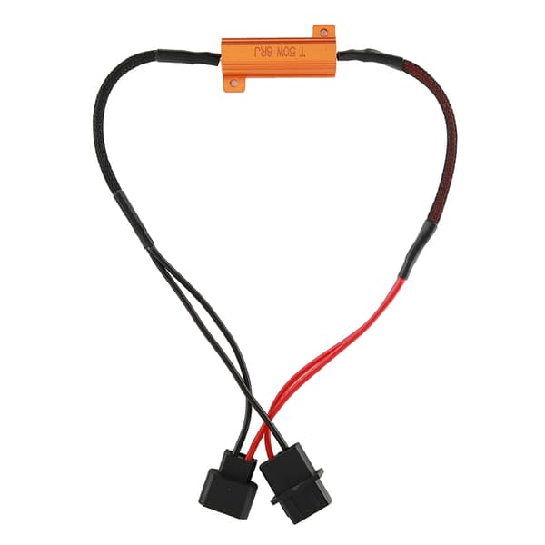 2 stk LED-dekoder for H16 frontlykter, anti-hyperblink, uten feil, lastmotstand, ledningsnett