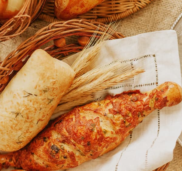 Baguette bageplade perforeret fransk brødform til 4 baguetter (sølv)
