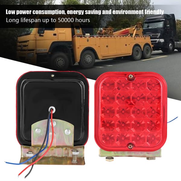 Vanntett LED-baklys for tilhenger, bakbrems, forseglet lampe, stopp, blinklys