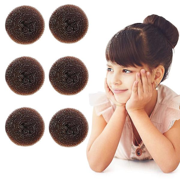 6 stk. Donut Håropsætning til Børn, Ballet Opsætning Håropsætning Donut Håropsætning til Voksne Nem Opsætning Håropsætning