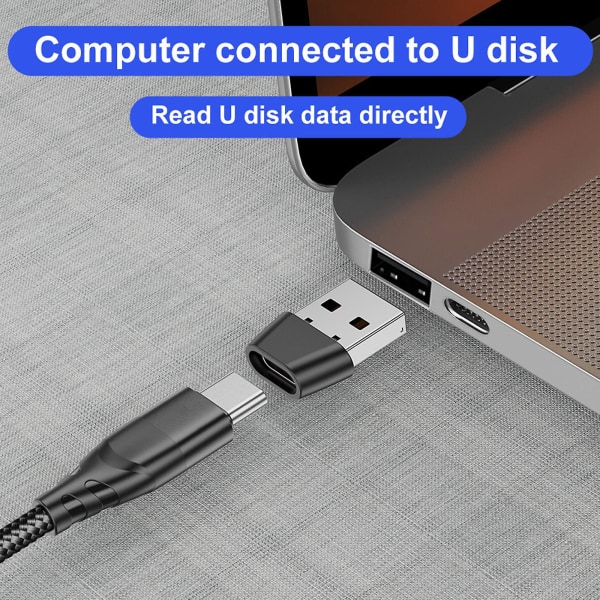 USB C-sovitin Type C Naaras- USB Uros Otg Kaapelimuunnin Pd Macbooks Pro