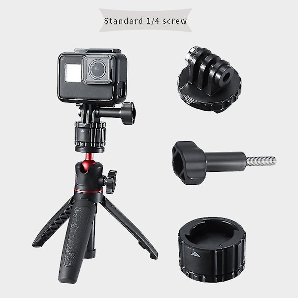 Gp-4 Hurtigutløsende Magnetisk Monteringsbase Med 1/4'' Stativmonteringsbaseadapter Kompatibel Med Hero Max/9/8/7/6/5/4/3, Osmo