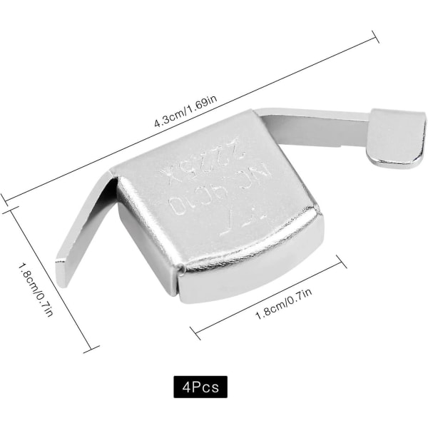 4 stk magnetisk syguide måler trykkfot symaskin tilbehør for universelle symaskiner DIY håndverk verktøy deler tilbehør