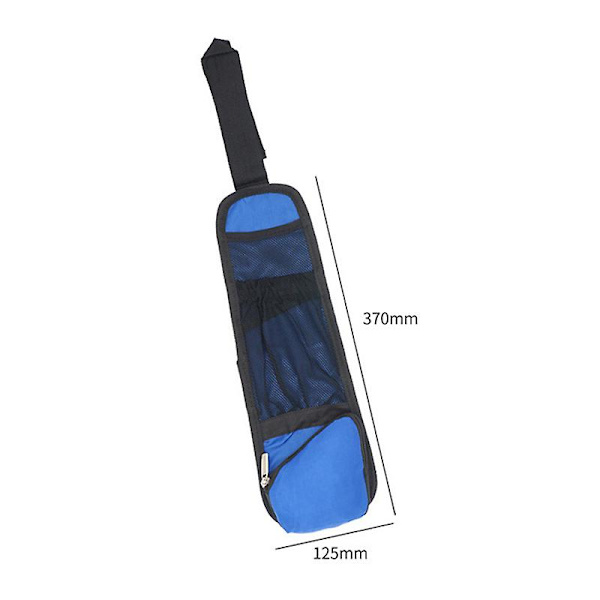 Auton roikkuva säilytyspussi Auton järjestäjä Autoistuimen sivusäilytyspussi Tasku Tarvikkeet Nylonpidin 37 * 12cm (3 kpl)