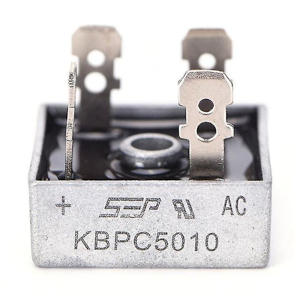 50A 1000V Metallikoteloinen Yksivaiheinen Diodisilta Suuntauskytkin Kbpc5010