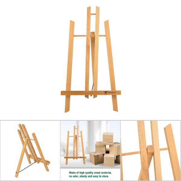 Lille kunstner tegne male staffeli bærbart bordstaffeli displaystativ (bordstaffeli 40cm)