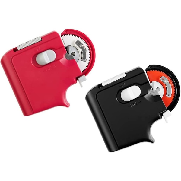 Fiskekrok-bindermaskin Automatisk Elektrisk Binding av Fiskeknut Rask Binding Enhet Utstyr for Fiske Røde Fisketilbehør (2 stk, Rød+svart)