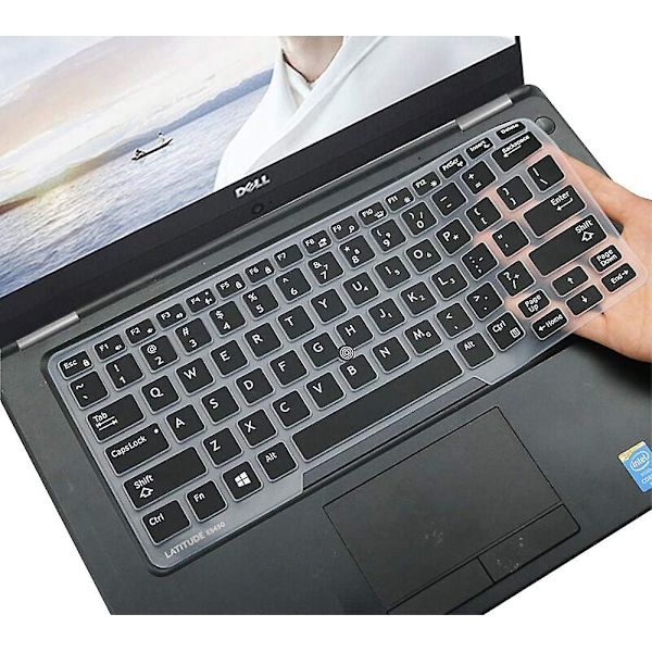 Tangentbordsskydd för Dell Latitude E7450 E7470 E5470 E7480 5480 5490 5491 7490, Dell Latitude 3340 E3340 Laptop Tangentbordsskydd Ultra Tunn Mjuk Keybo