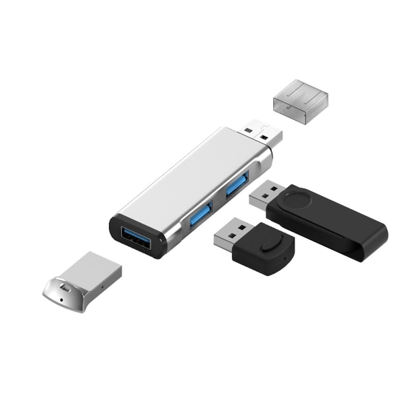 3-porters multisplitteradapterutvidelser 3.0 multi-USB-splitterhub for bærbar PC
