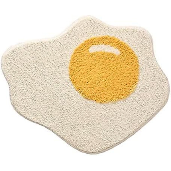 Badrumsmatta med äggdesign, halkfri, söt, entrématta, matta för kök, sovrum, golvmatta