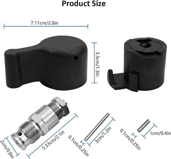 Robust 257352 Airless Sprutventilset Kompatibelt med 695 795 1095 7900 Hållbart Flödeskontrollsystem