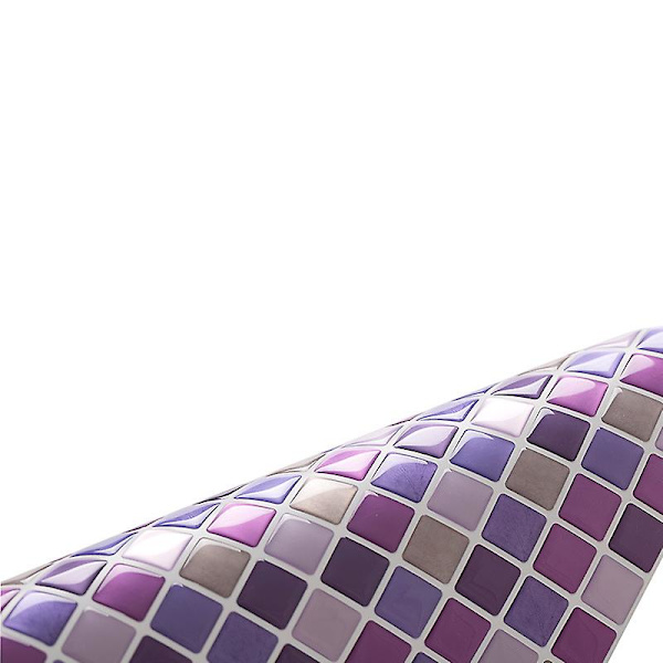 Yjc0001-3d Mosaik Fliseklæber Væg Vandtæt Selvklæbende Flise Sticker 23.6x23.6cm Til Køkken Badeværelse-4stk