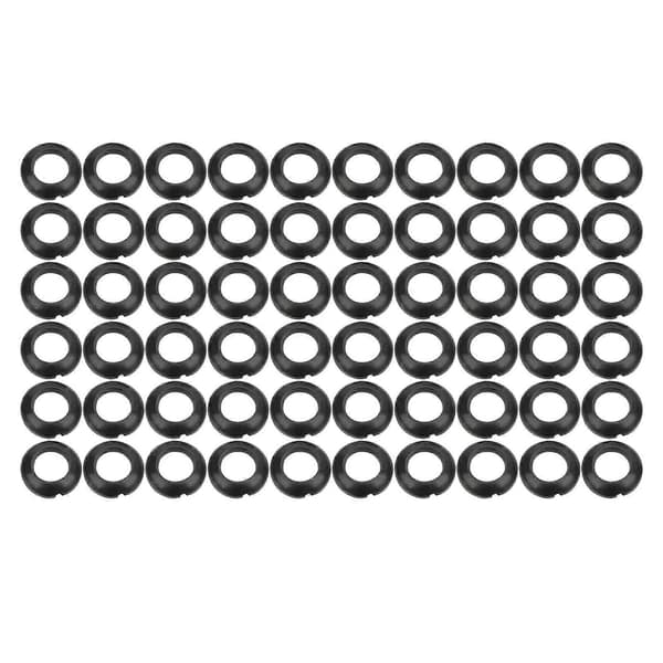60 stk Fiskestang Bygging Silikon Elastisk Viklingssjekk Pyntering Trimring Adapter