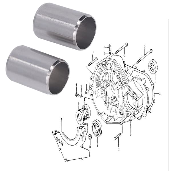 Sylinderhode strammestift for plassering 94301 14200 Erstatning for Civic 1992-2005