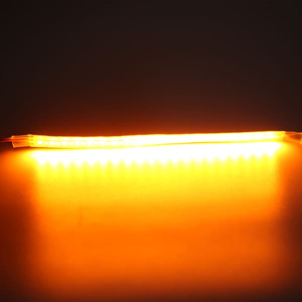 2 stk 12V sidespeil blinklys bakre speil streamer LED-stripe varselindikator reflektor universell passform